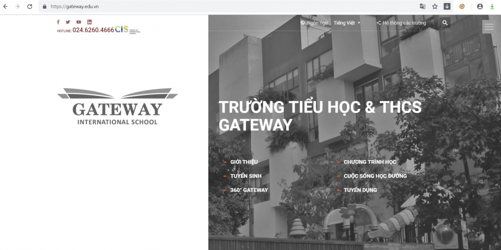 truong gateway la truong tu thuc giang day chuong trinh nuoc ngoai