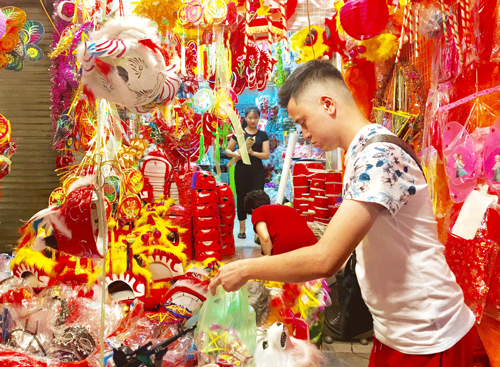 pho hang ma ngap tran mau sac don tet trung thu 2019