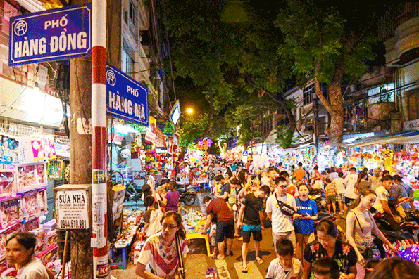 pho hang ma ngap tran mau sac don tet trung thu 2019