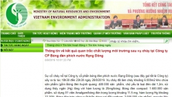 Sau gỡ thông tin vụ cháy Rạng Đông, Tổng cục Môi trường ‘âm thầm’ sửa kết quả