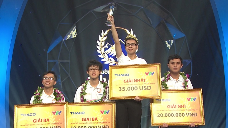 Chung kết Đường lên đỉnh Olympia 2019 với 4 phần thi gay cấn của Quán quân Trần Thế Trung chung ket duong len dinh olympia 2019 voi 4 phan thi gay can cua quan quan tran the trung