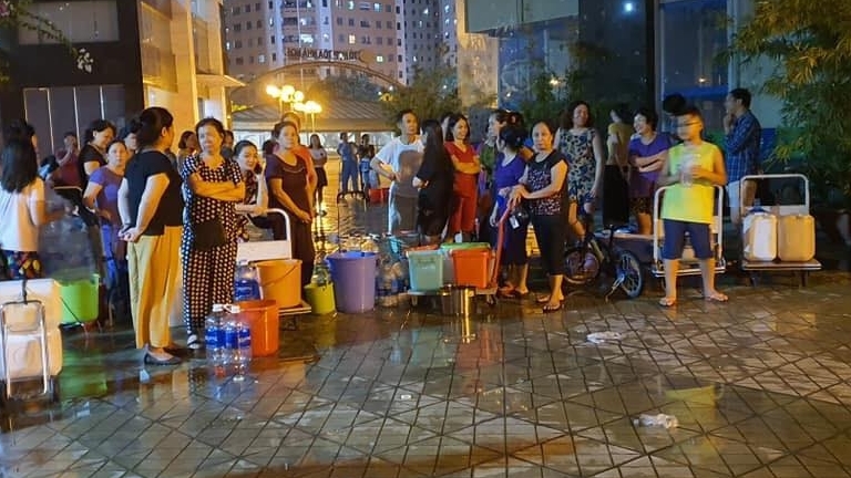 Công ty nước sạch sông Đà cấp nước trở lại từ tối muộn 16/10