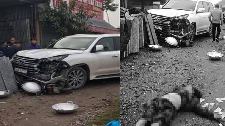 danh tinh tai xe xe lexus bien 77777 gay tai nan chet nguoi o ha noi