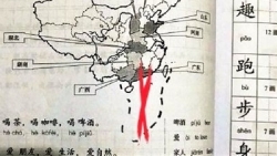 nu hoa sy to dai su quan trung quoc co tinh them duong luoi bo phi phap vao buc tranh co dong