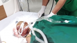 video man nhan loat dan phao ruc sang trong dem cua luc luong xe tang nga