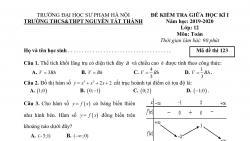 de thi giua ky 1 mon toan lop 12 thcsthpt nguyen tat thanh 2019 2020