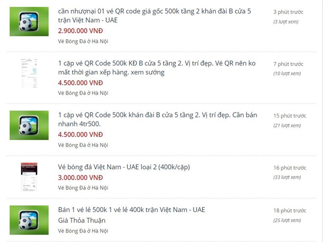 gia ve cho den tran viet nam uae cao bao nhieu