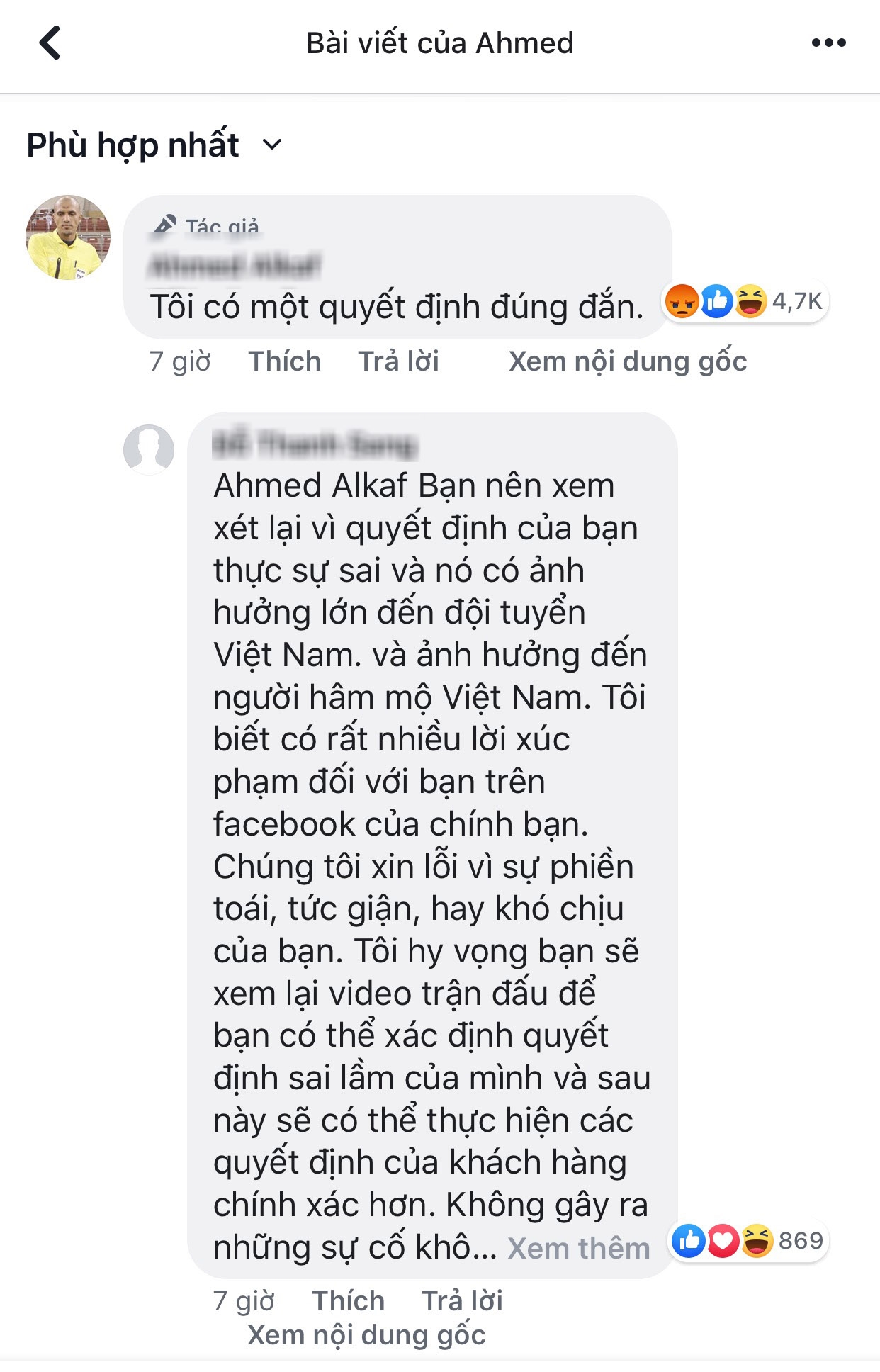 trong tai bat tran viet nam thai lan cam on fan du bi chui mang tham te