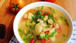 6 mon canh chua dua com de lam tai nha