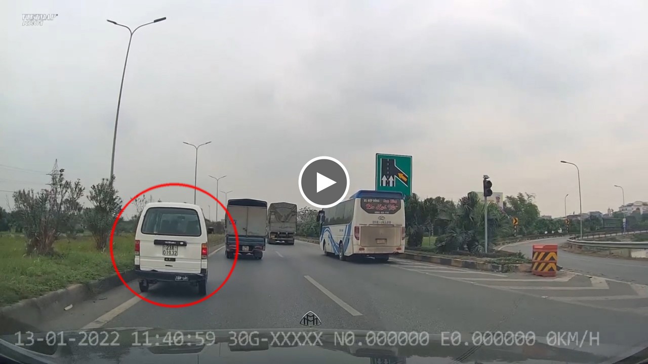 Xe tập lái dừng đột ngột giữa cao tốc, Xe tập lái dừng đột ngột giữa cao tốc,