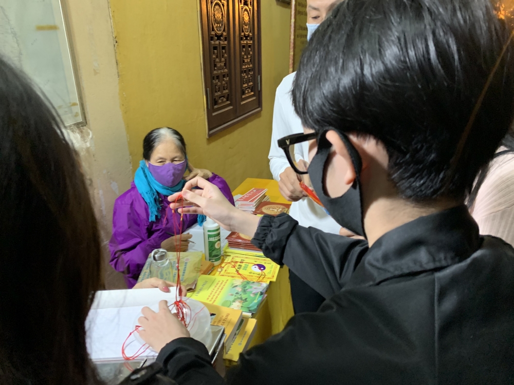 Chùa Quán Sứ: Đón xuân mới nhưng không quên phòng dịch Chùa Quán Sứ: Đón xuân mới nhưng không quên phòng dịch