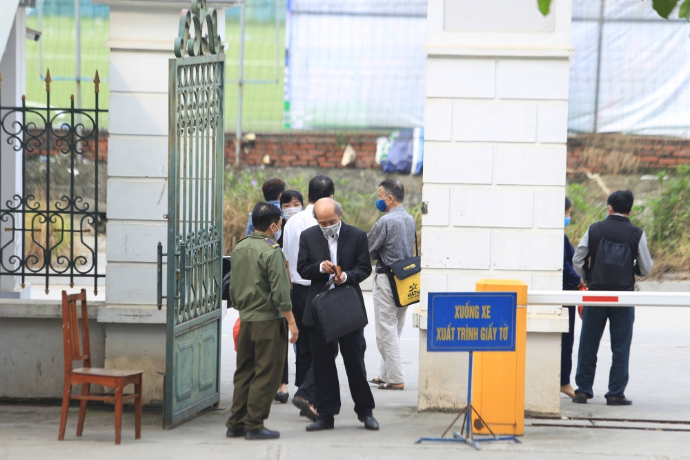 Sáng 12/4, Toà án nhân dân Hà Nội đang xét xử "đại án" Gang thép Thái Nguyên