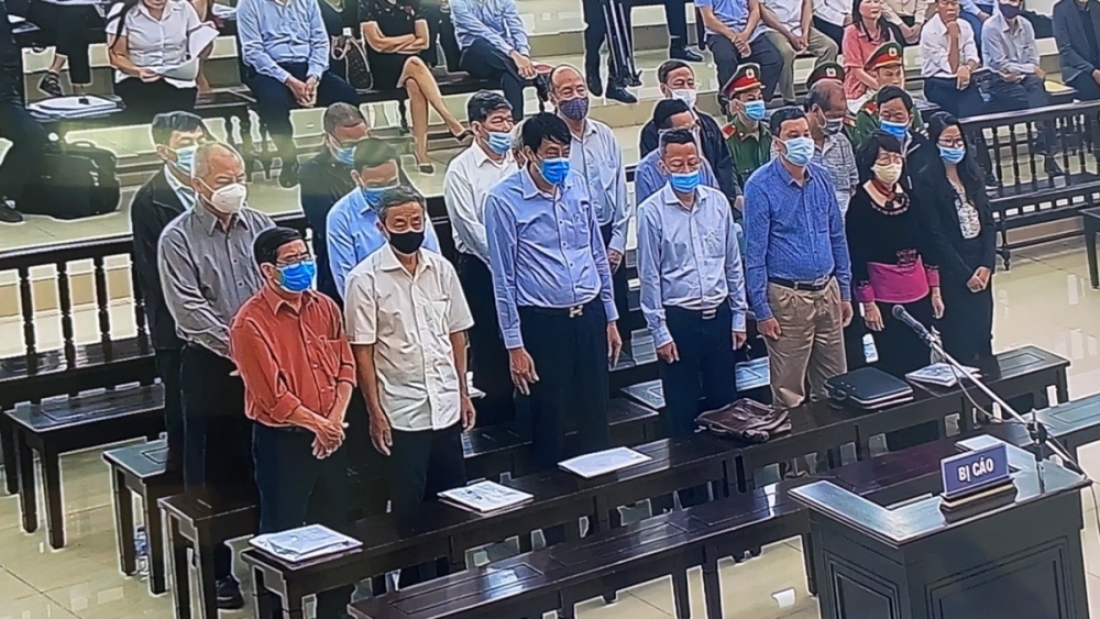 Sáng 12/4, Toà án nhân dân Hà Nội đang xét xử "đại án" Gang thép Thái Nguyên