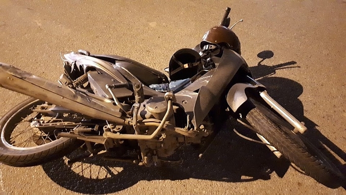 bo cong an len tieng vu nghi van xe bien xanh gay tai nan roi bo chay