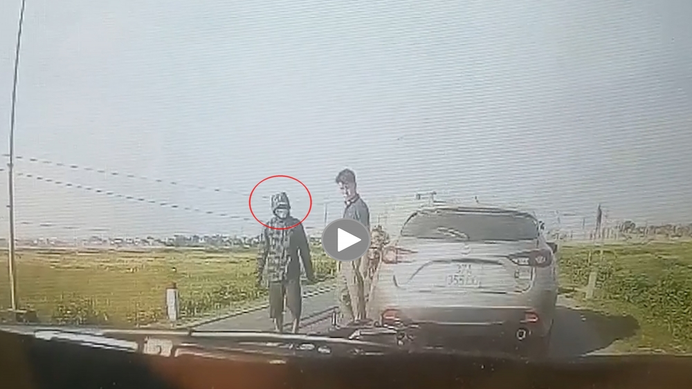 Nam thanh niên thoát khỏi “tử thần” sau cú ngã ngay đầu xe ben