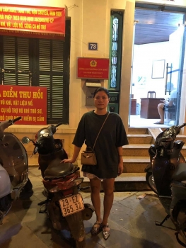 ha noi nguoi phu nu bat ngo ti m lai du o c xe ma y sau 2 na m bi ma t