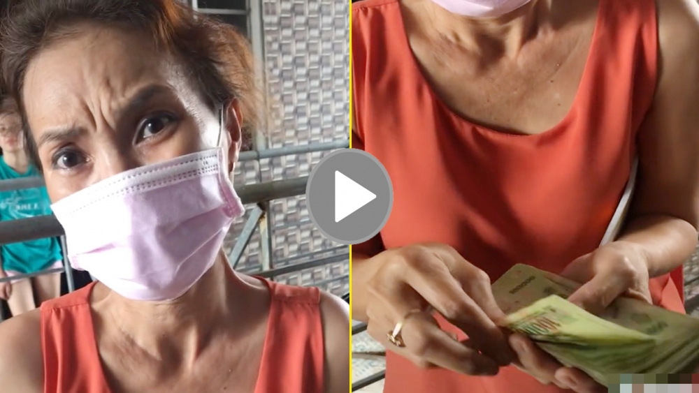 Năng lượng tích cực: Nữ chủ nhà trọ cầm sấp tiền 500 chia cho người thuê khiến cư dân mạng xúc động