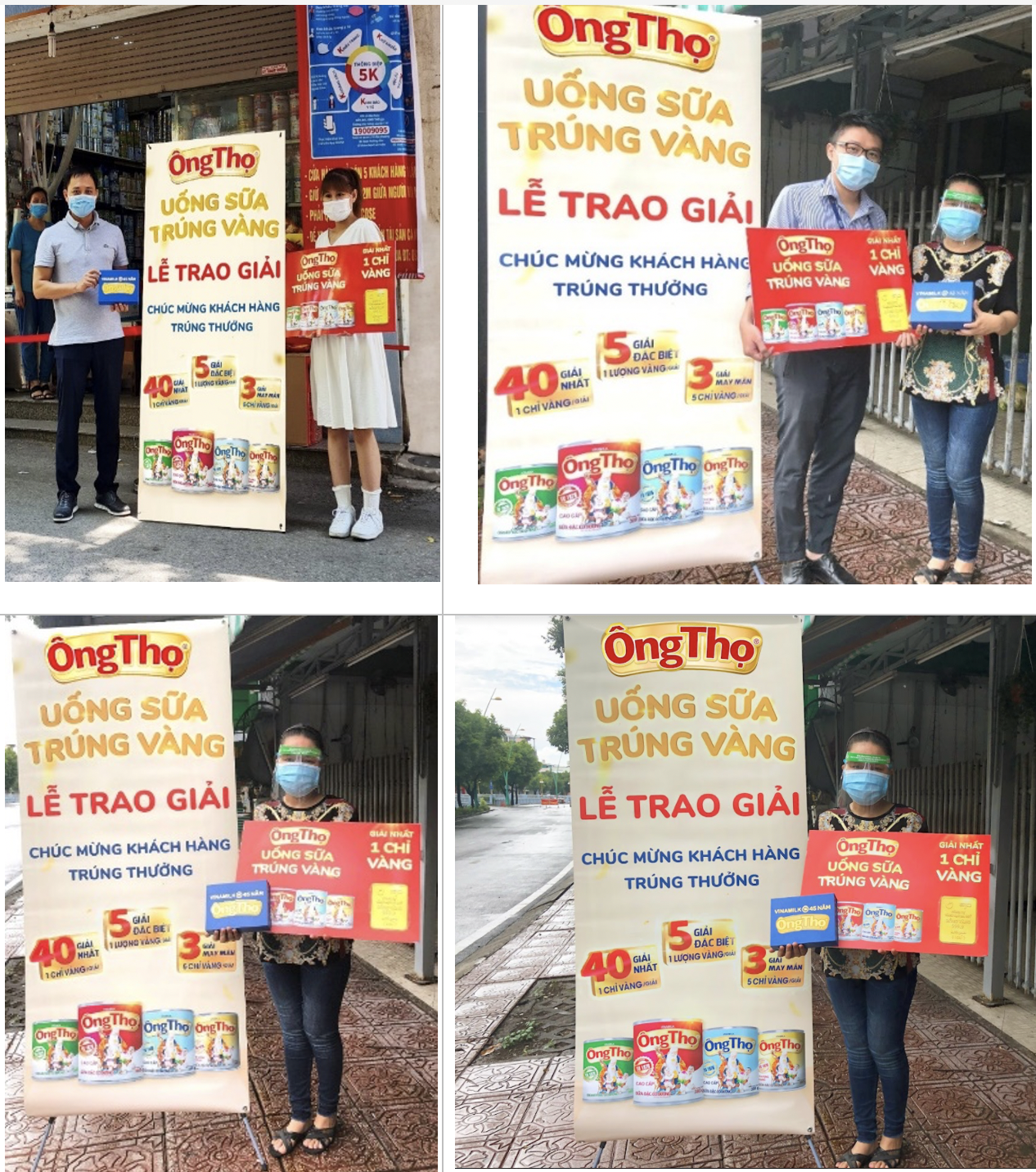 Người tiêu dùng bất ngờ khi “rinh” vàng từ chương trình “Uống sữa Ông Thọ, trúng vàng”