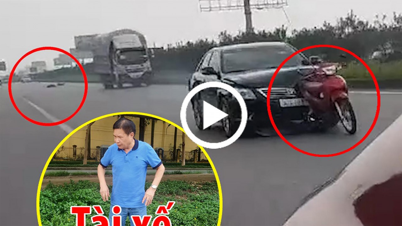 Toàn cảnh vụ ô tô Camry tông kinh hoàng xe máy, kéo lê hàng trăm mét