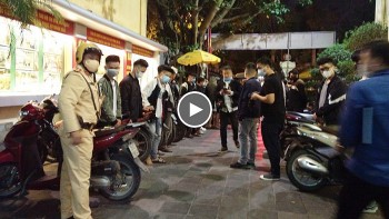 Mục sở thị cảnh Công an Hà Nội vây bắt hơn 40 đối tượng đua xe