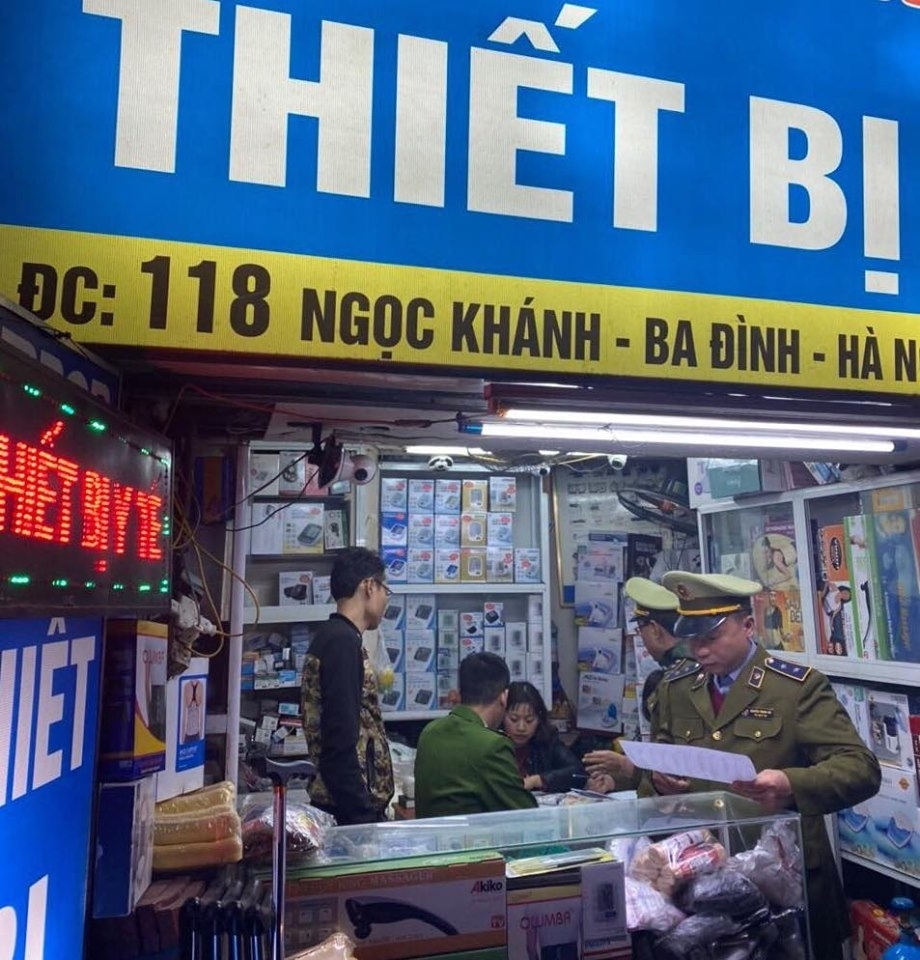 Xử phạt cửa hàng 