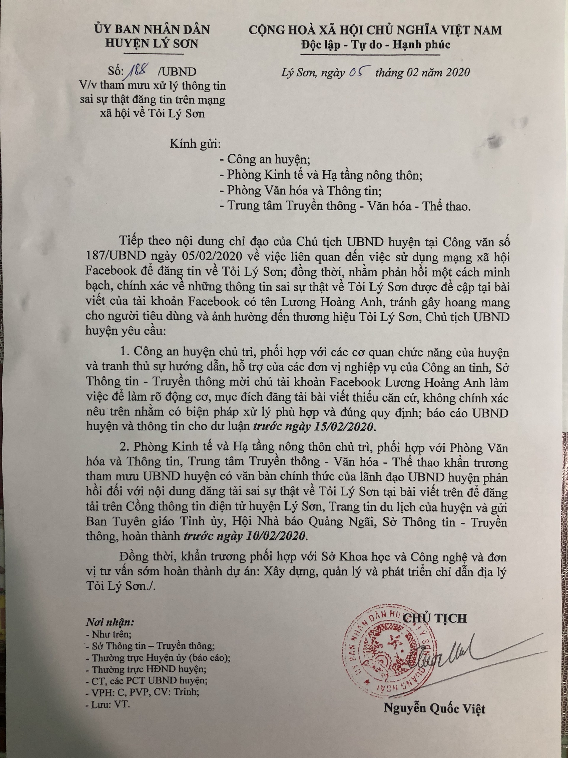 moi nu doanh nhan luong hoang anh den lam viec vi dang tin that thiet ve toi ly son