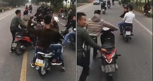 uy ban atgt quoc gia de nghi cong an hai duong xu ly nghiem nhom thanh nien chan xe cho tan binh