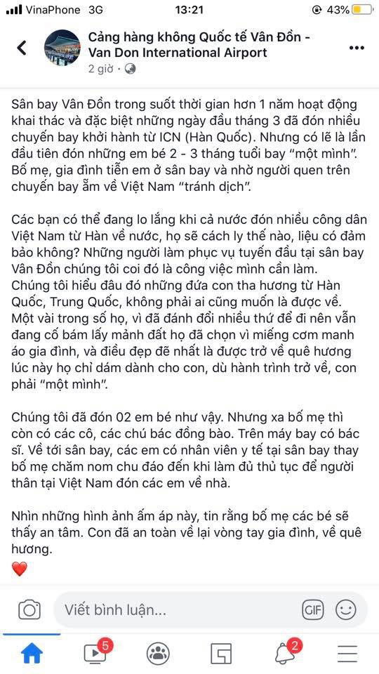 Xúc động em bé sơ sinh "một mình" bay từ Hàn Quốc về Việt Nam tránh dịch Covid-19 xuc dong em be so sinh mot minh bay tu han quoc ve viet nam tranh dich covid 19
