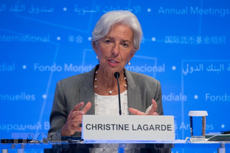 ba christine lagarde tong giam doc quy tien te quoc te imf de don tu chuc