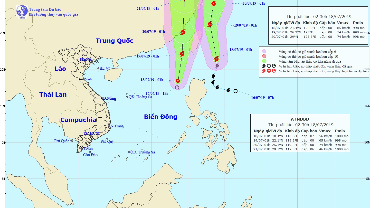 ngoai bao danas tren bien dong nhieu kha nang co them bao moi