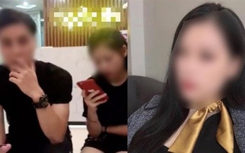 nu le tan spa thua nhan tu quay clip nong bang dien thoai lam ky niem
