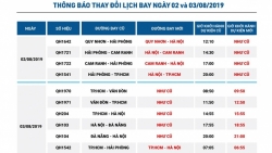 Danh sách các chuyến bay của Bamboo Airways thay đổi lịch do bão số 3