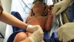 vu 3 tre mam non bi bong con nha truong tat het camera