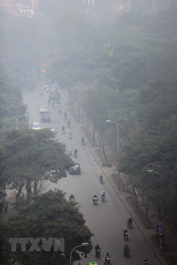 khong khi o ha noi hom nay len nguong o nhiem nghiem trong
