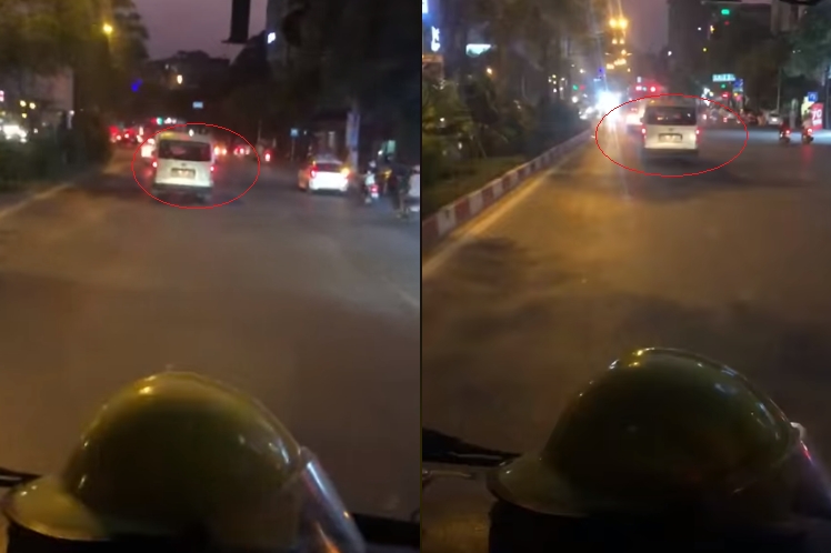 video lai co them o to khong chiu nhuong duong mac cho xe cuu hoa phat loa thong bao