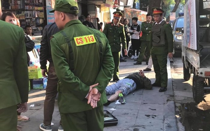 Hà Nội:Nghi án nổ súng trên phố Phan Huy Chú ha noi cong an dieu tra nghi an no sung tren pho phan huy chu