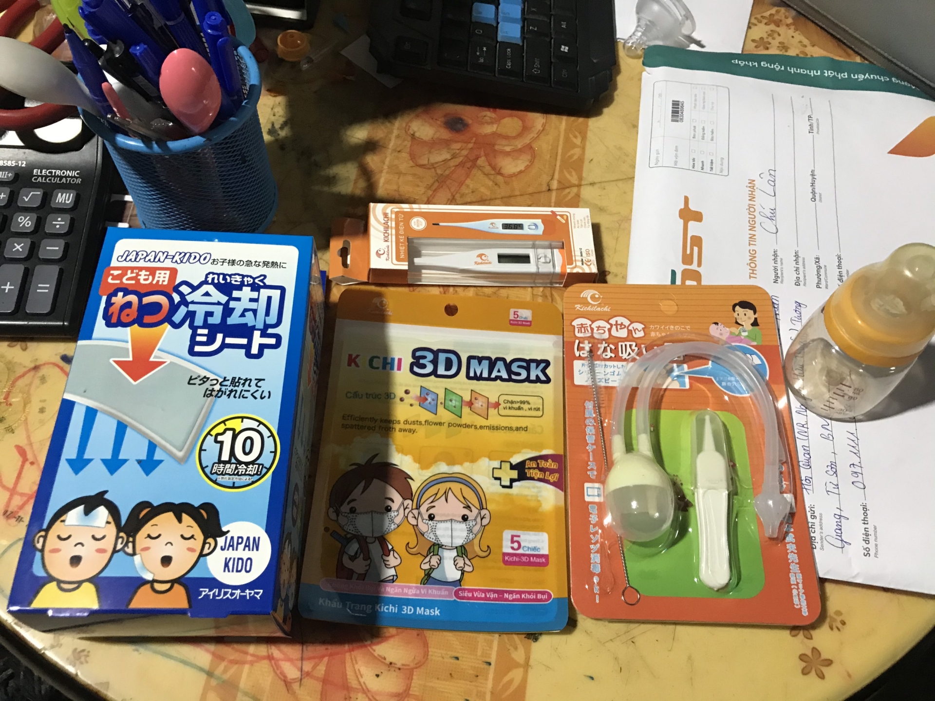 bac ninh phat hien hang chuc tan thiet bi y te binh sua tre em bao cao su gia