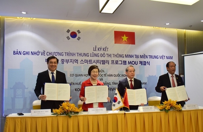 koica ho tro hue da nang quang nam xay dung do thi thong minh