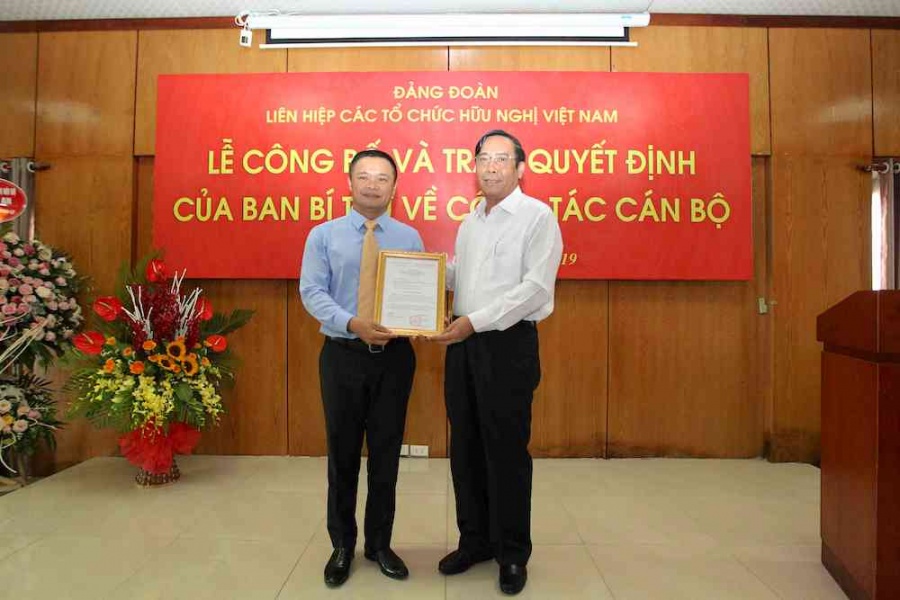 pho chu tich nam dinh nhan nhiem vu moi tai lien hiep cac to chuc huu nghi viet nam