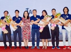 Bà Trần Hoàng Khánh Vân là Chủ nhiệm Câu lạc bộ Cộng đồng cựu du học sinh quốc tế Thành phố Hồ Chí Minh