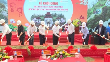 Điện Biên: Khởi công xây dựng đền thờ các anh hùng liệt sỹ chiến trường Điện Biên Phủ