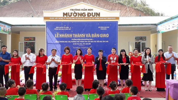 dien bien khanh thanh va dua vao su dung truong mam non muong dun