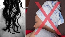 Nguy cơ bị liệt 1 bên mặt chỉ vì để tóc ướt đi ngủ