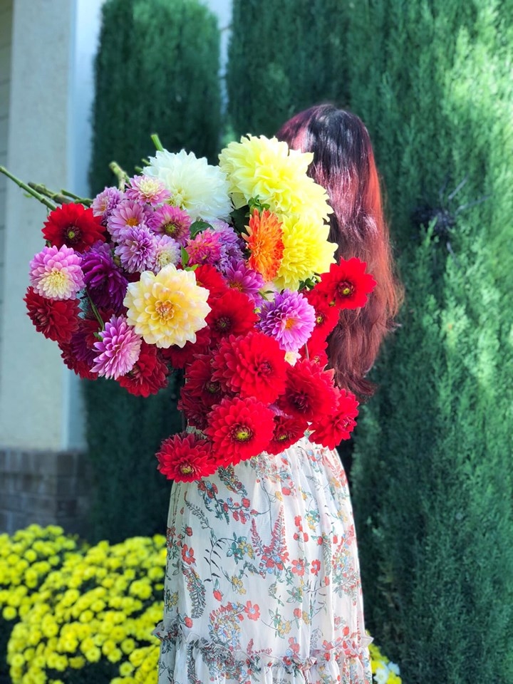 Người phụ nữ Việt ở Mỹ sống an yên trong ngôi nhà vườn có thảm hoa rực rỡ nguoi phu nu viet o my song an yen trong ngoi nha vuon cung tham hoa muon mau tua nhu xu so than tien
