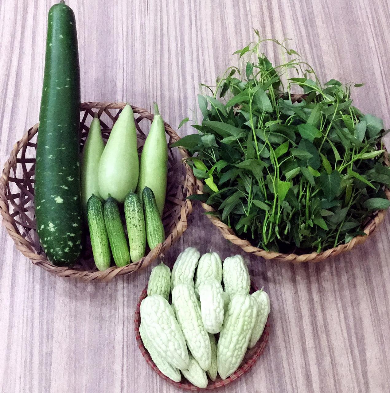 san thuong rau qua sach xanh tuoi bon mua cua ba me hai con ha noi