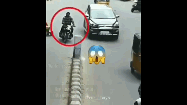Camera giao thông: Cố tình lạng lách để vượt ẩu, thanh niên nhận ngay kết ‘buồn’