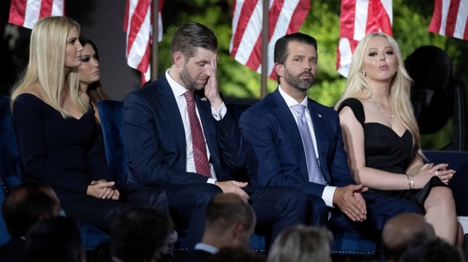 Con cái ông Trump không còn được mật vụ Mỹ bảo vệ