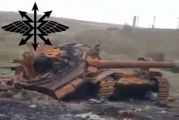 Armenia tung video xe tăng T-90 Azerbaijan bị đạn pháo bắn tan nát