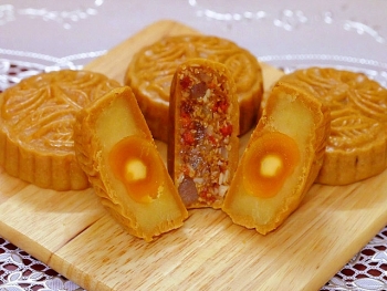 Làm bánh trung thu không cần lò nướng: Làm bánh bằng nồi cơm điện siêu ngon mà rất đơn giản