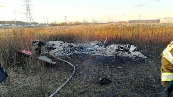 Nga: Trục trặc động cơ, máy bay tư nhân rơi rồi cháy trụi, hai người thiệt mạng
